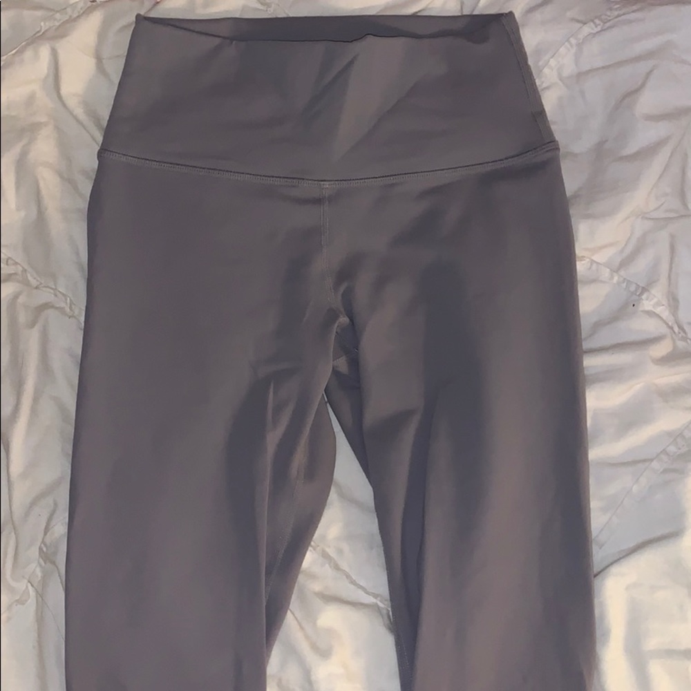 gray fabletics leggings